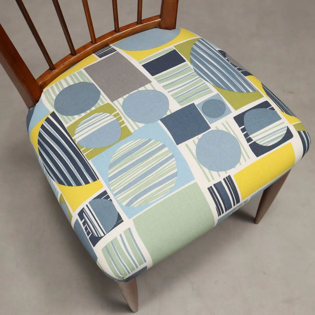 Vintage Chairs Beech Fabric Design Italy 1960s | Modernism | Chairs