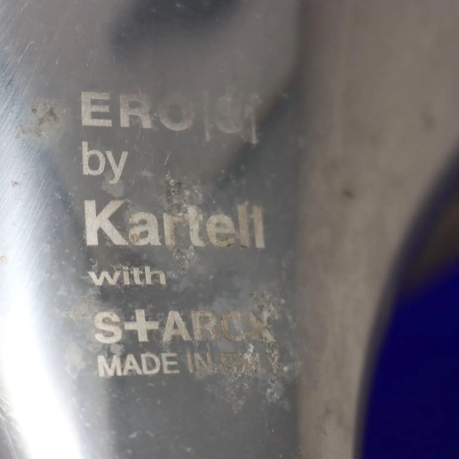 Kartell Eros Chairs Design Philippe Starck Aluminium Italy 1990s