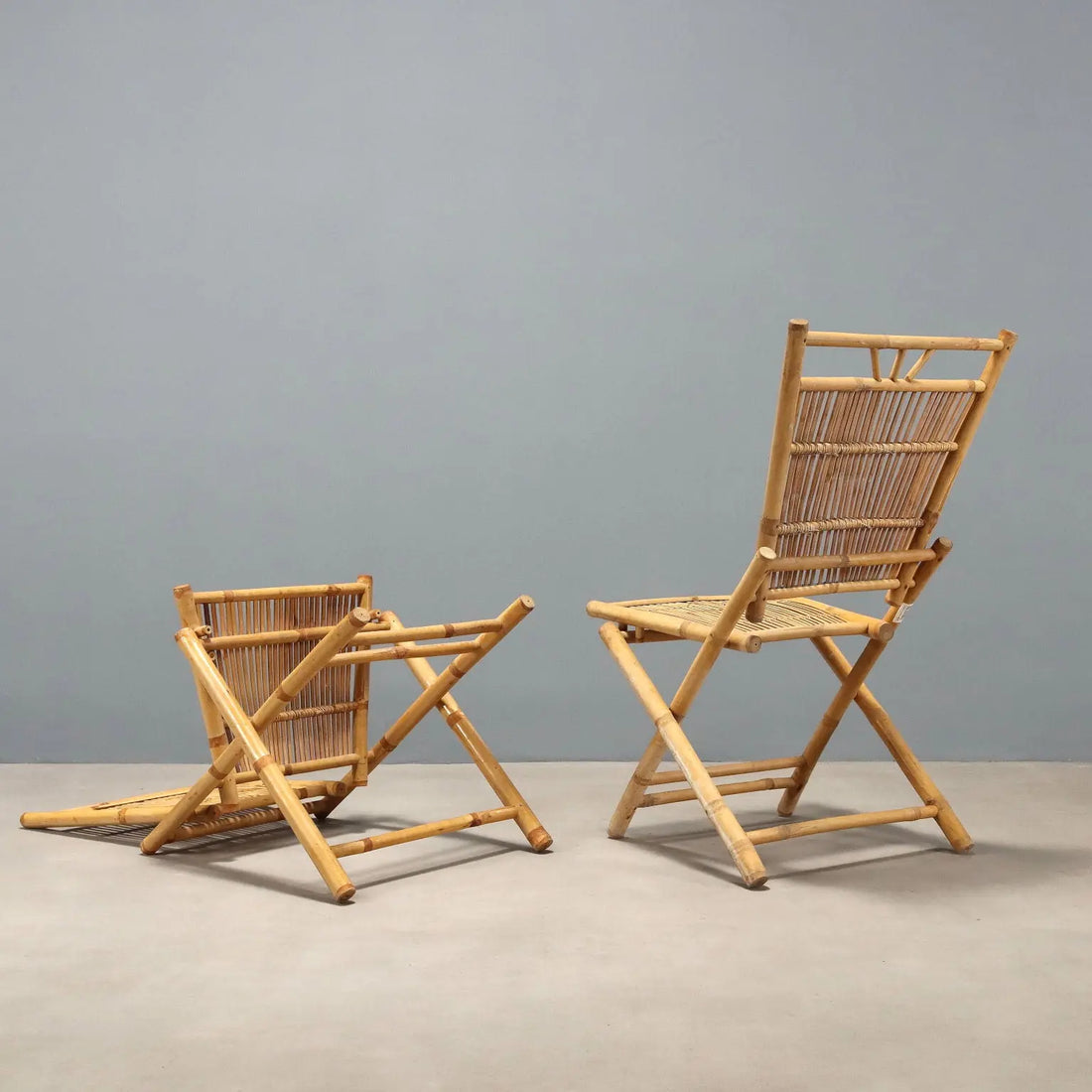 Vintage Bamboo Chairs Design Italy 1960s | Modernism | Chairs