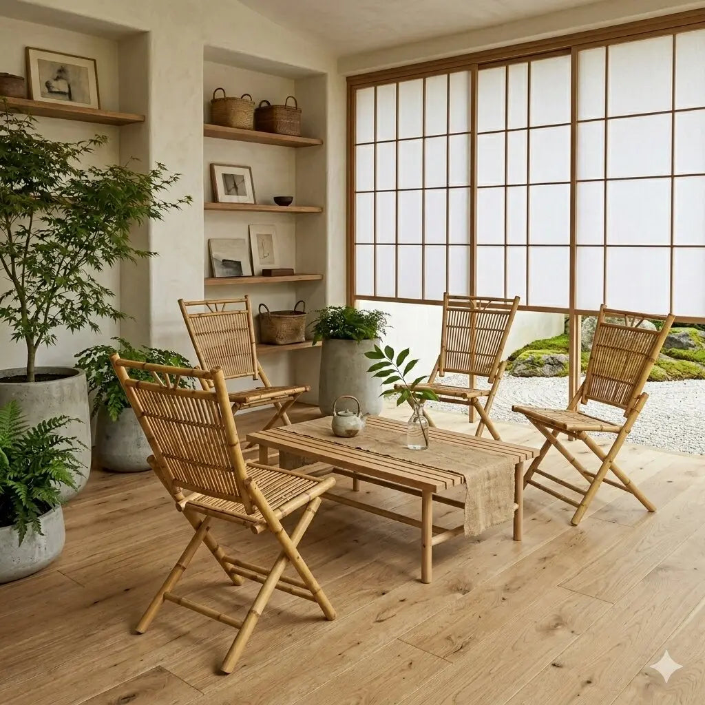 Vintage Bamboo Chairs Design Italy 1960s | Modernism | Chairs
