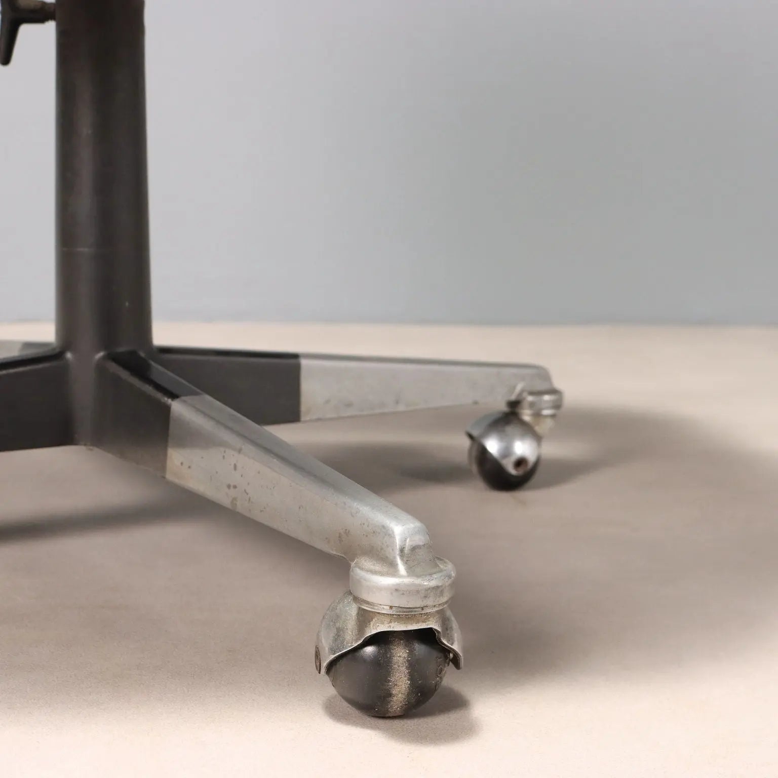 Vintage Armchair Leatherette Chromed Metal Design Italy 1960s | Modernism | Chairs