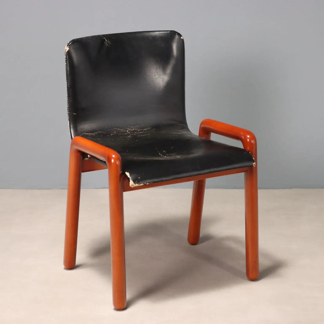 Mariani Dilos Chair Vintage Design G. Faleschini Leather 1970s | Modernism | Chairs