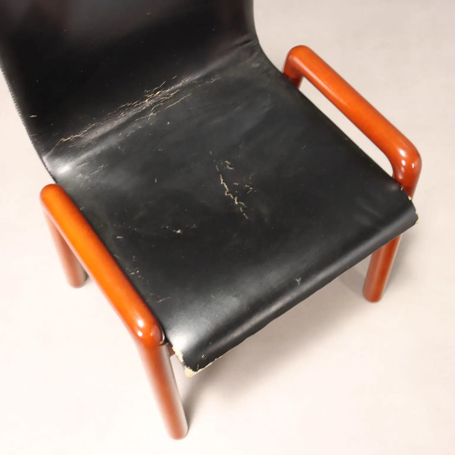 Mariani Dilos Chair Vintage Design G. Faleschini Leather 1970s | Modernism | Chairs