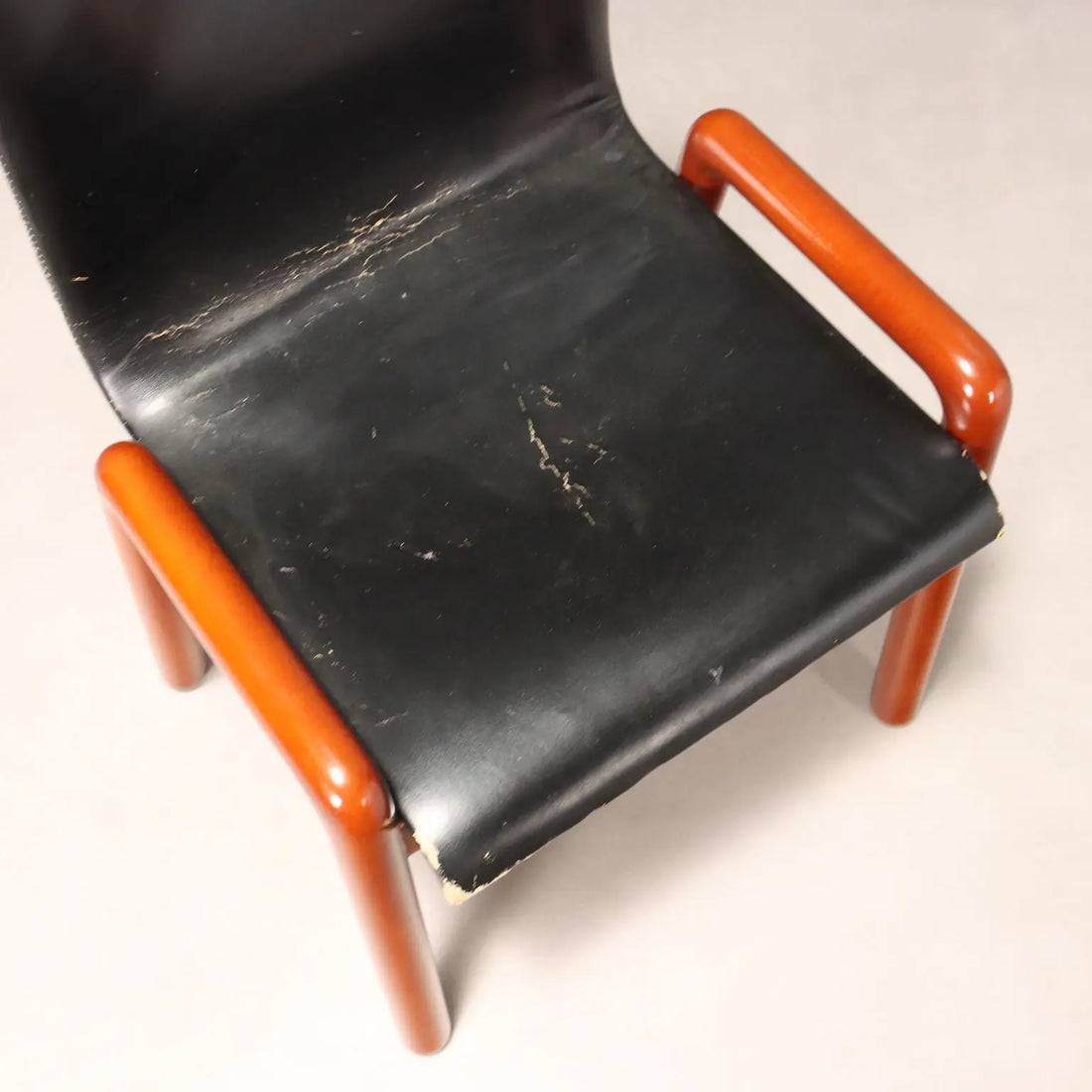 Mariani Dilos Chair Vintage Design G. Faleschini Leather 1970s | Modernism | Chairs