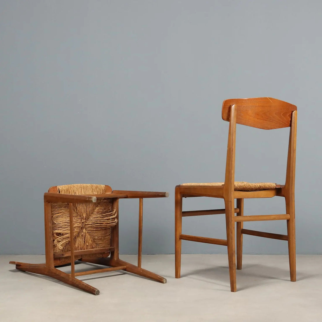 Vintage Chairs Beech Curved Plywood Design Italy 1950s | Modernism | Chairs