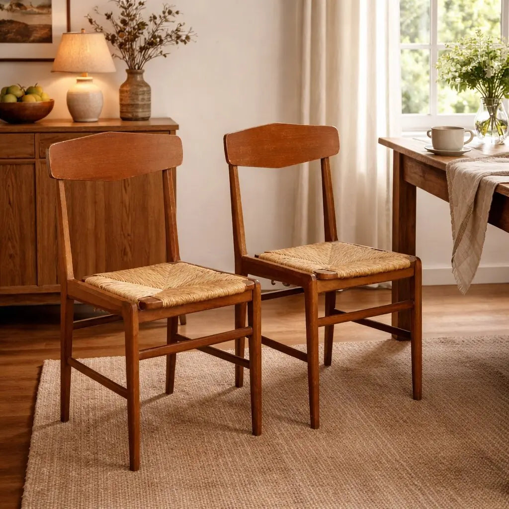Vintage Chairs Beech Curved Plywood Design Italy 1950s | Modernism | Chairs