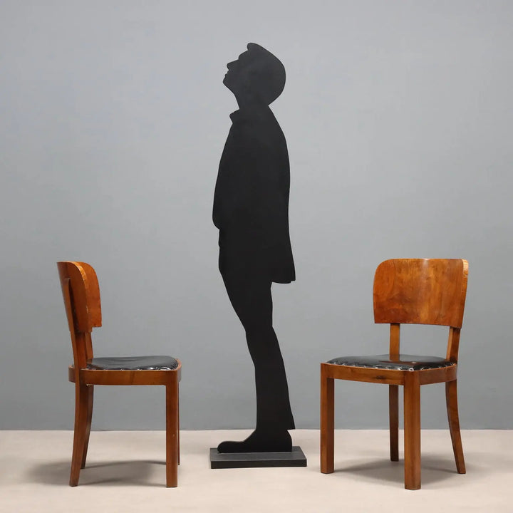 Vintage Chairs Burl Veneer Design Italy 1940s | Modernism  Chairs