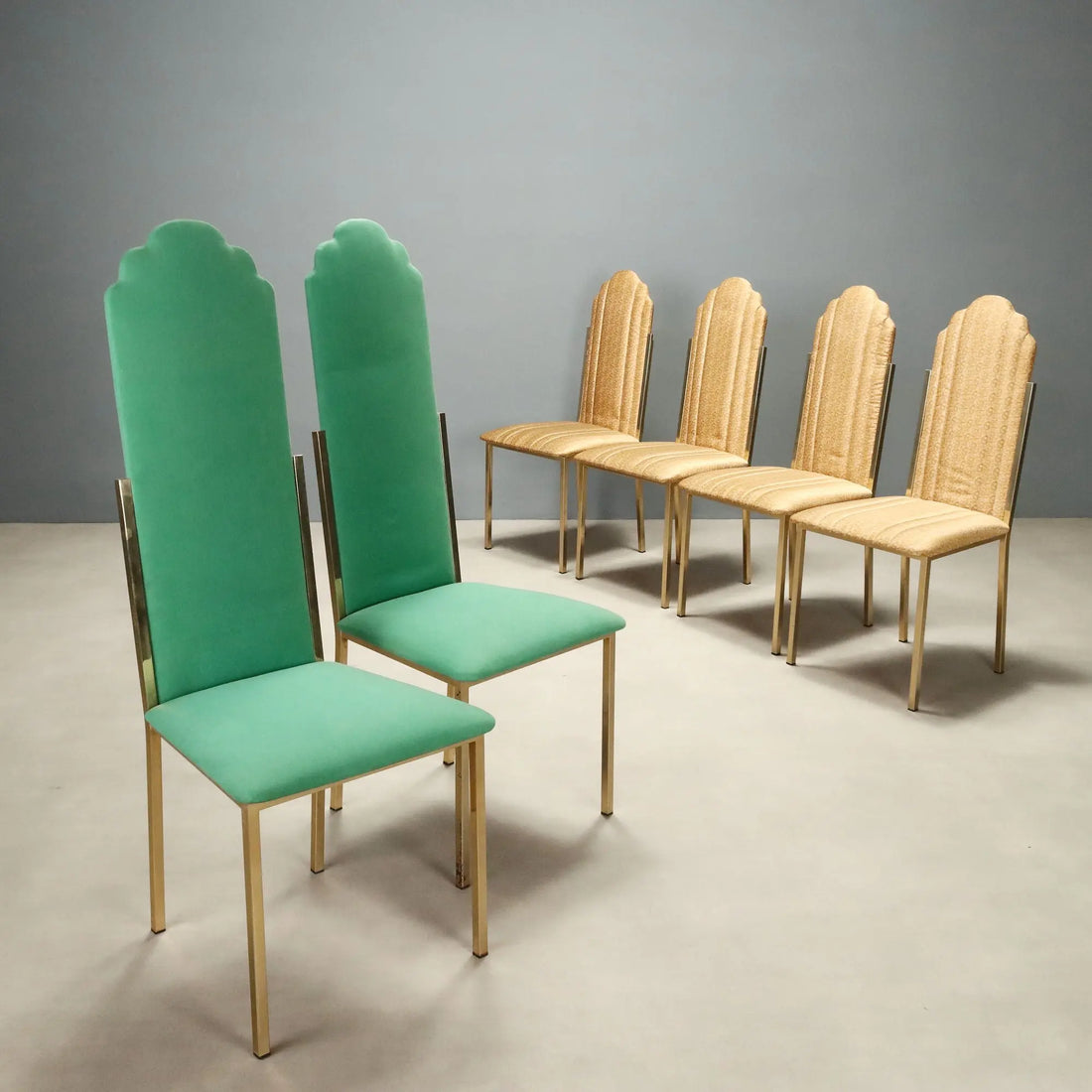 Vintage Chairs Maison Jensen Sabot Design Alain Delon 1970s
