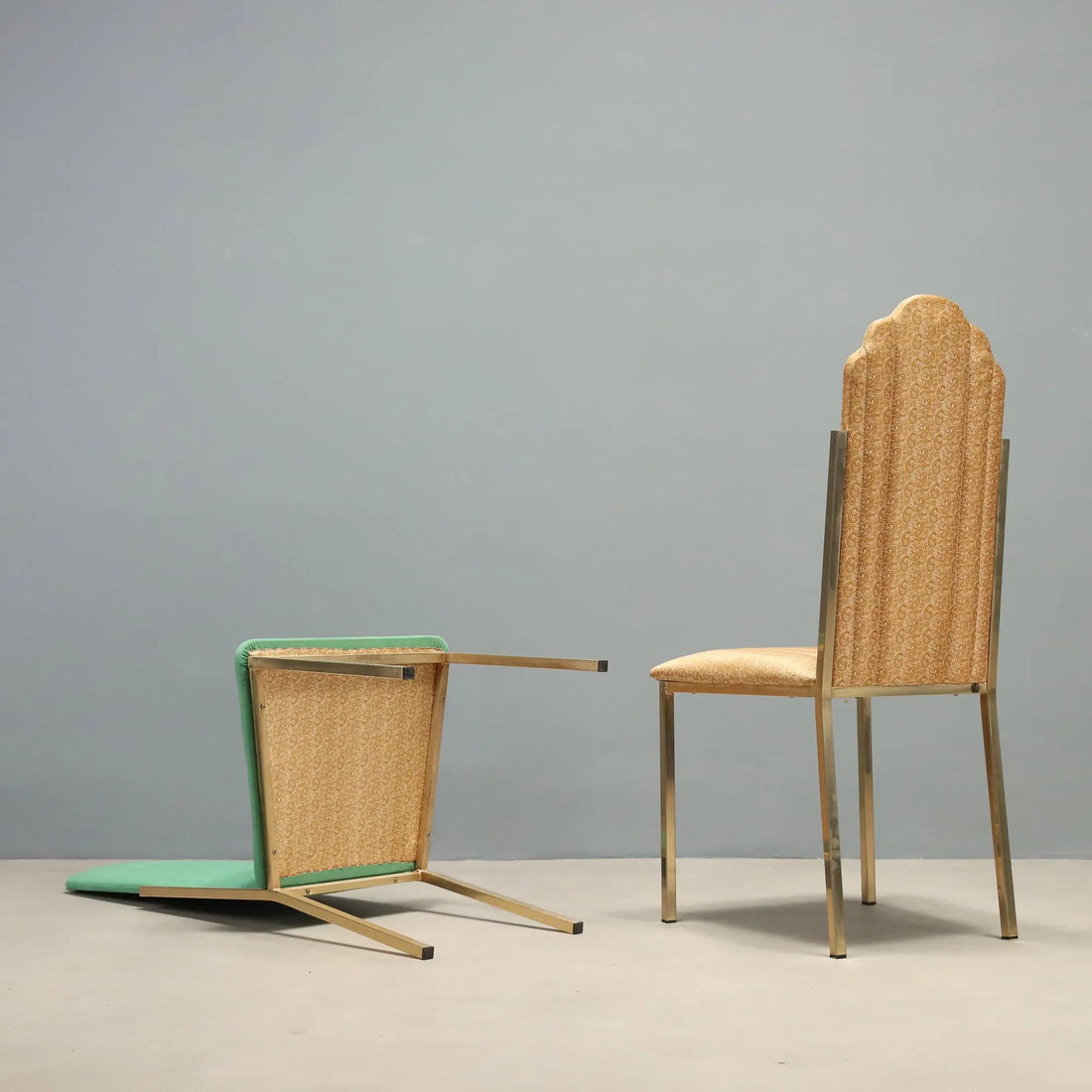 Vintage Chairs Maison Jensen Sabot Design Alain Delon 1970s