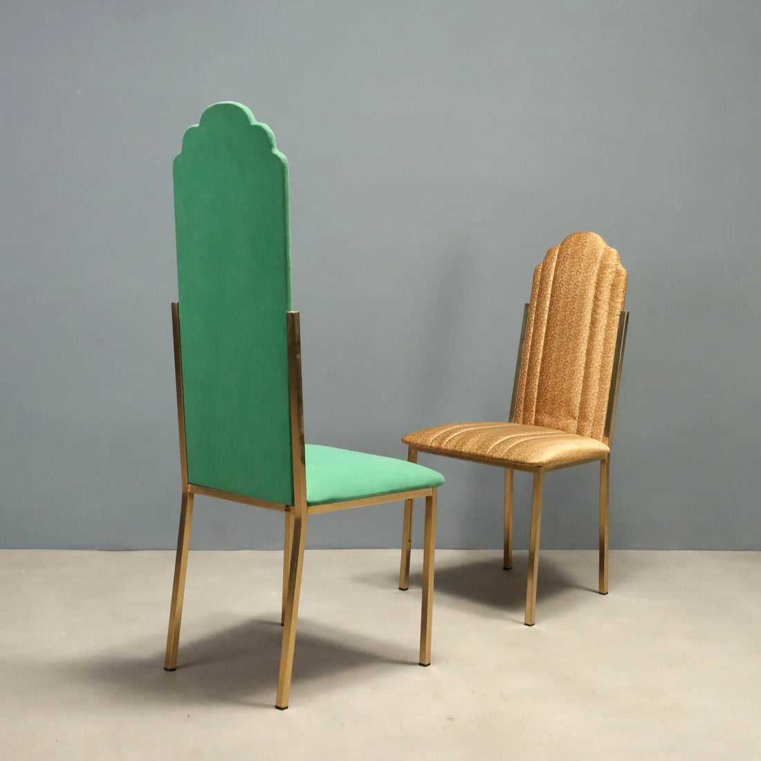 Vintage Chairs Maison Jensen Sabot Design Alain Delon 1970s