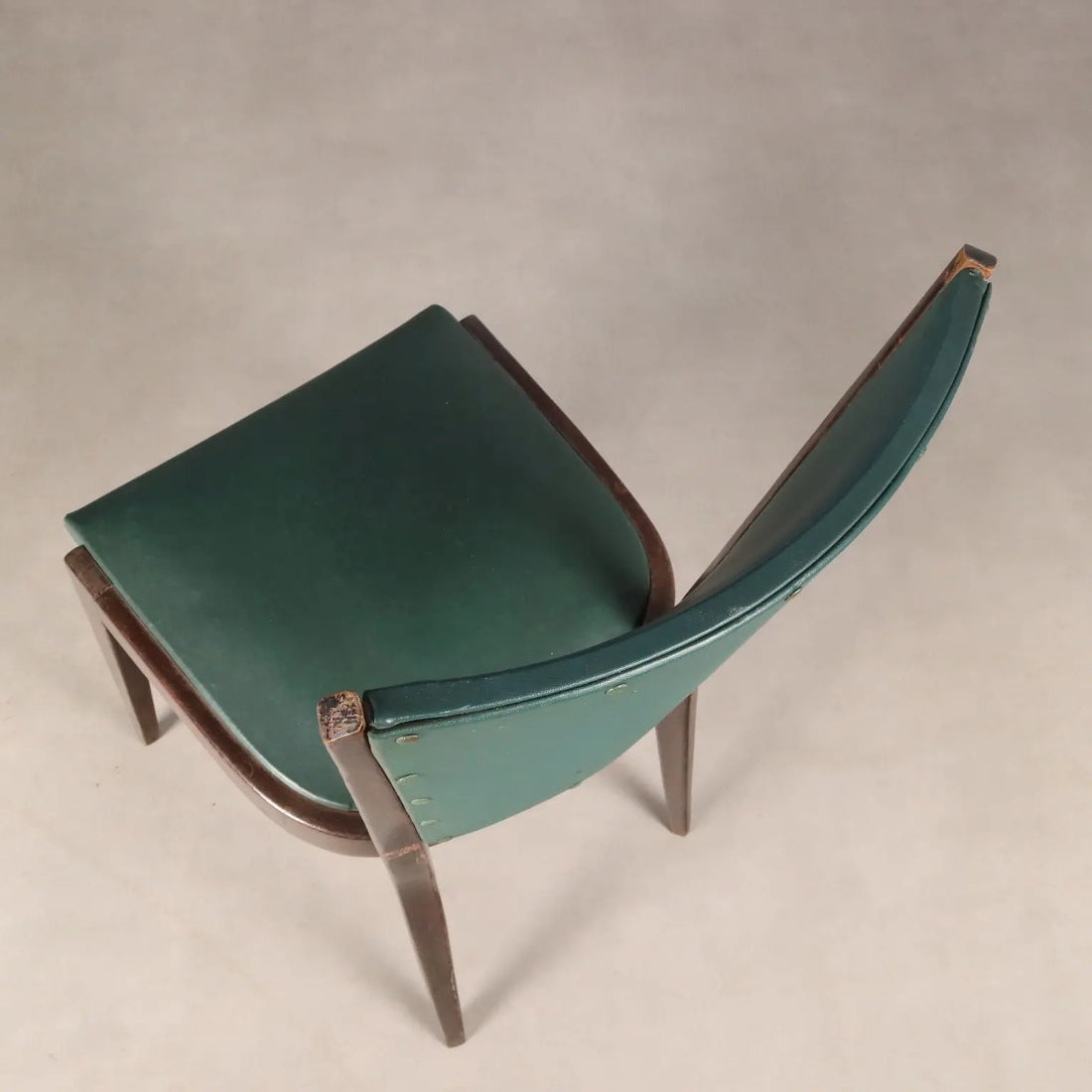 Vintage Chairs Beech Foam Leatherette Design Italy 1950s | Modernism | Chairs