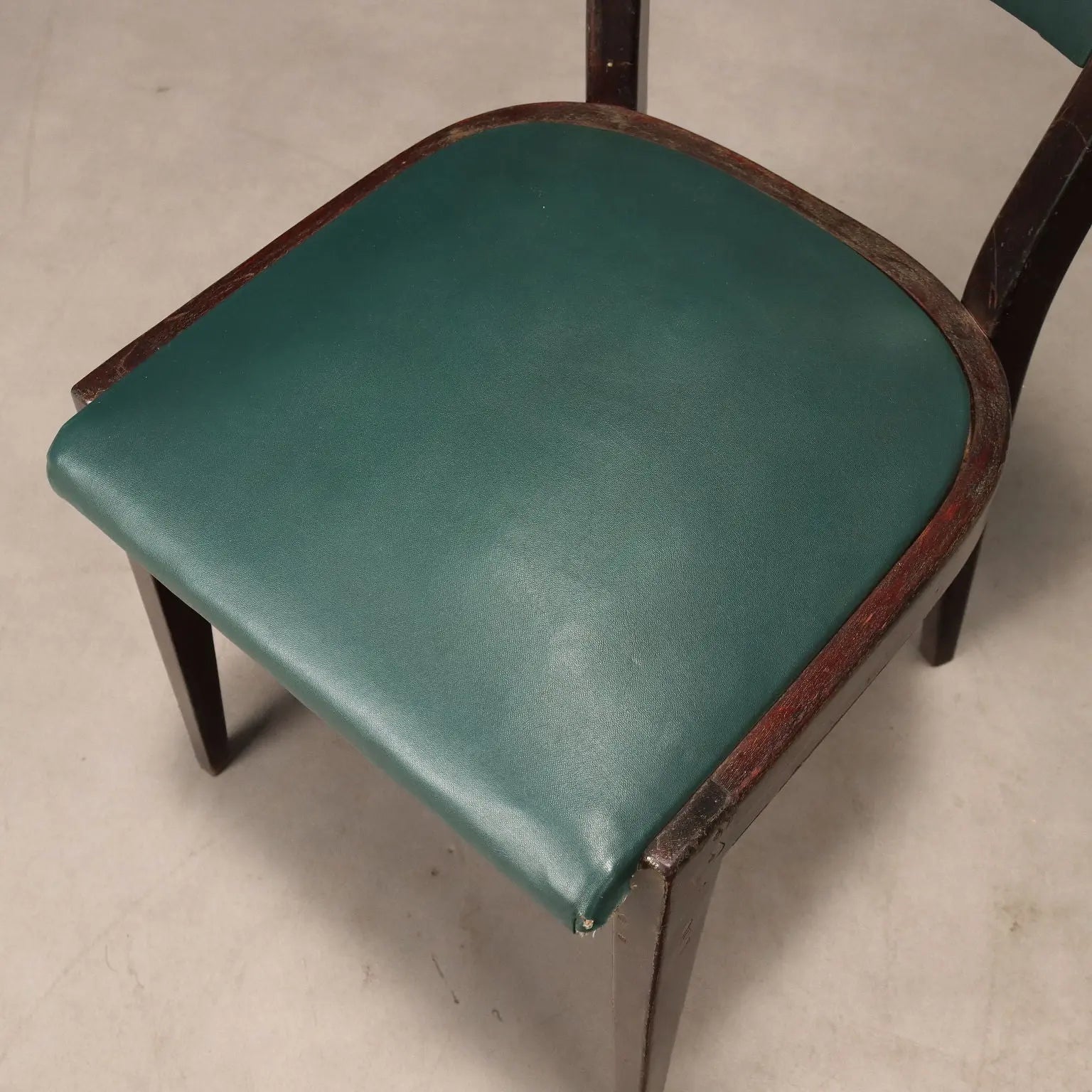 Vintage Chairs Beech Foam Leatherette Design Italy 1950s | Modernism | Chairs
