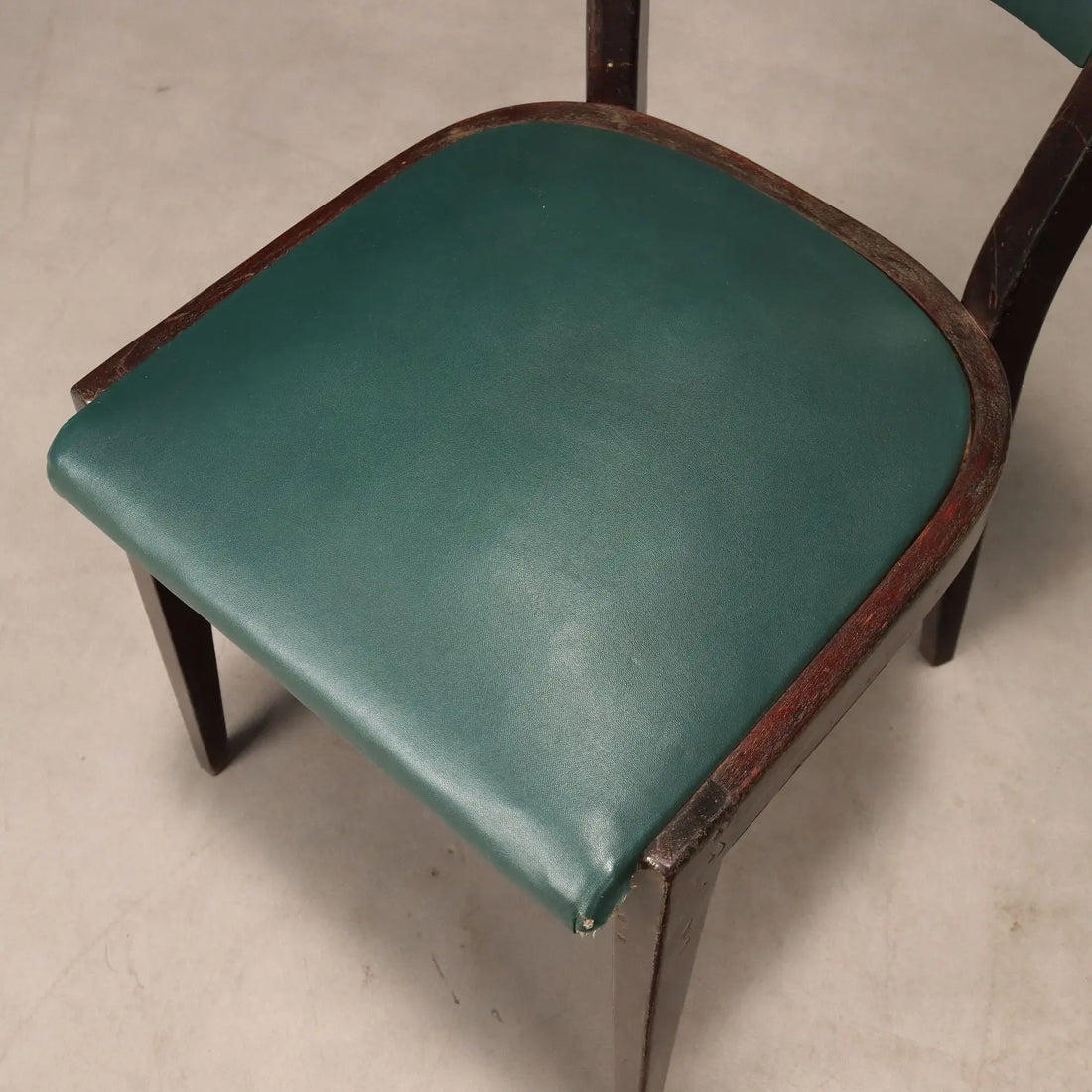 Vintage Chairs Beech Foam Leatherette Design Italy 1950s | Modernism | Chairs