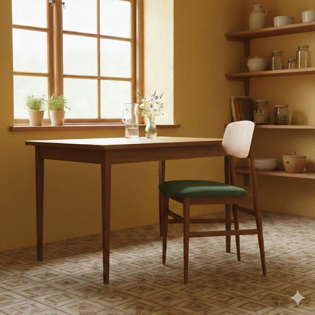 Vintage Chair Wood Orginal Fabric Design Italy 1960s