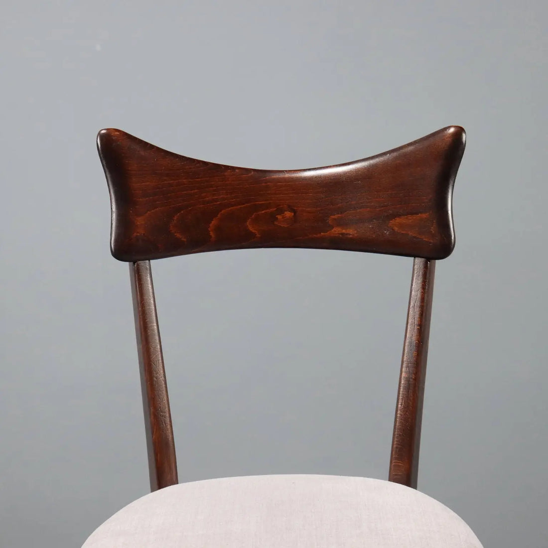 Vintage Dining Chairs Painted Beech Fabric Design 1950s