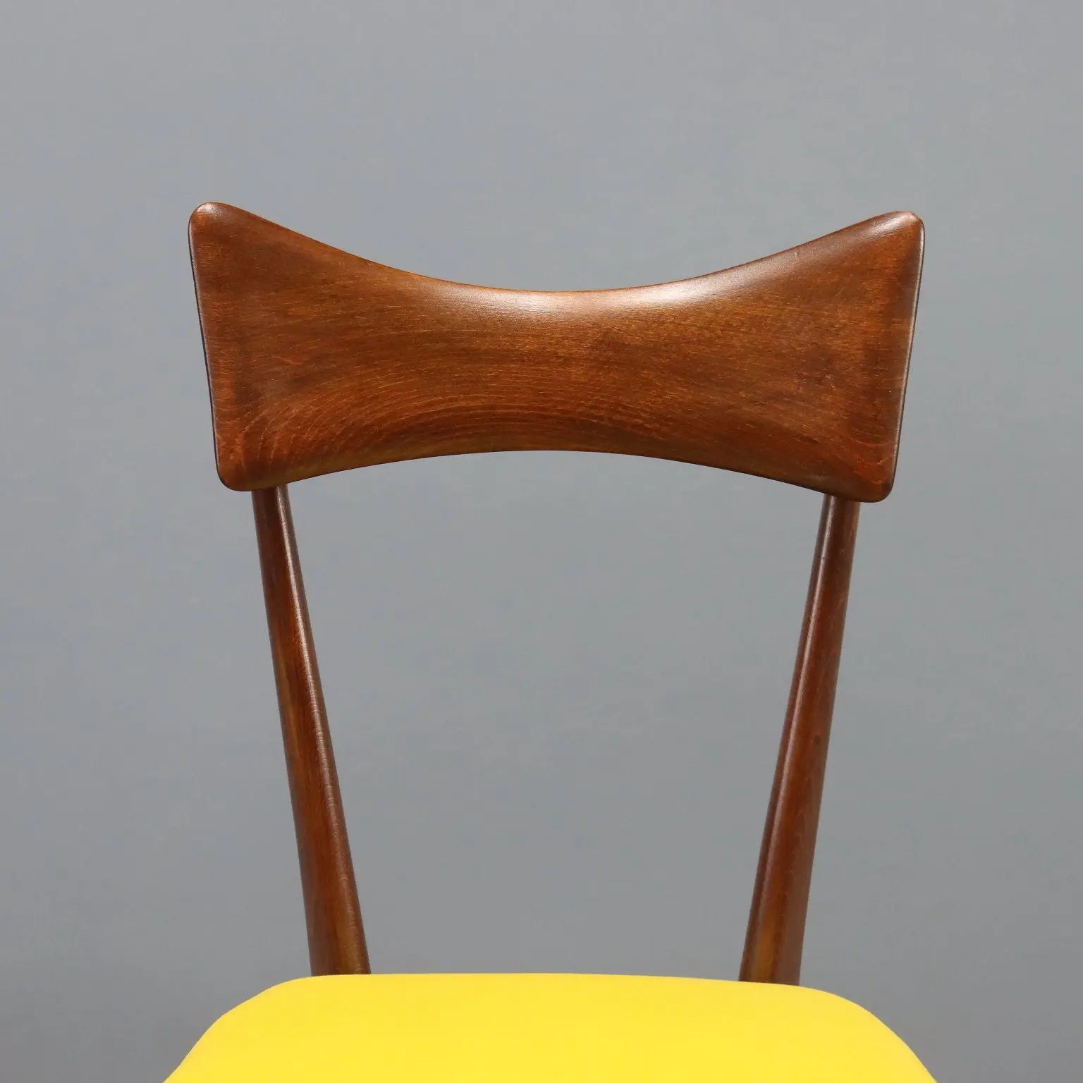 Vintage Chairs Painted Beech Velvet Design Italy 1950s-1960s