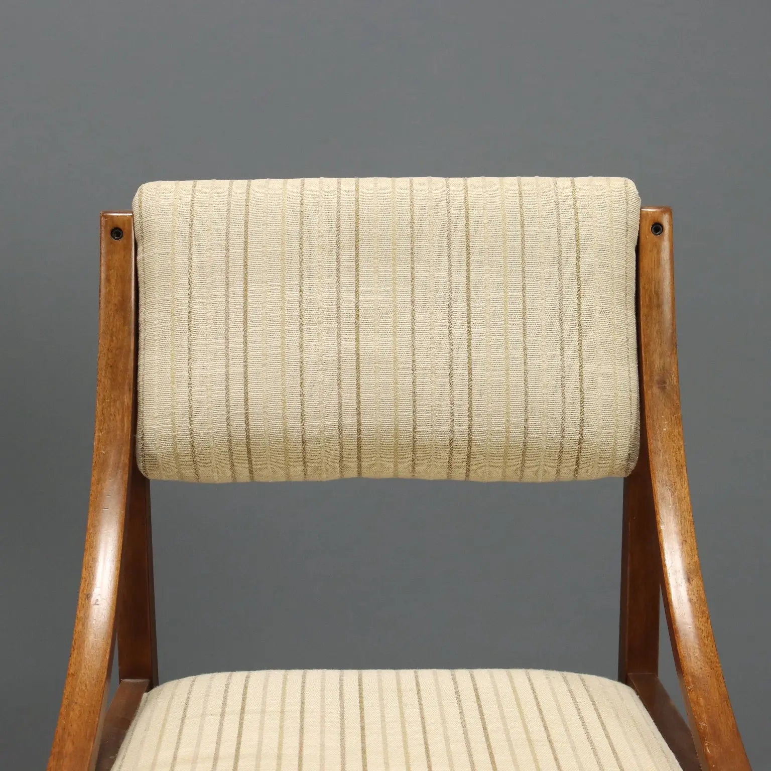 Vintage Chairs Painted Beech Fabric Design Italy 1960s
