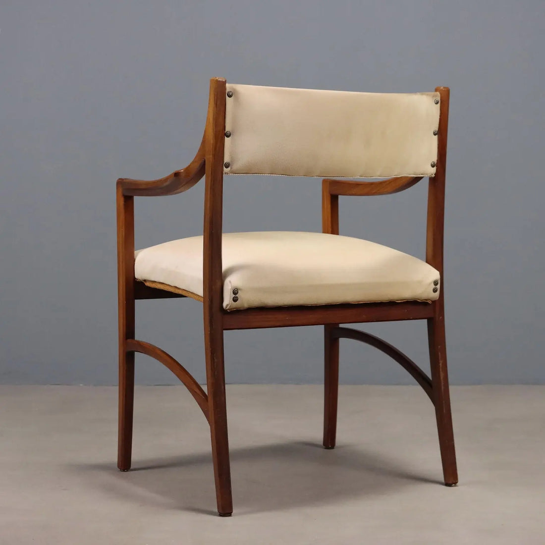 Vintage Chair Curved Beech Fabric Foam Design Italy 1960s | Modernism | Chairs