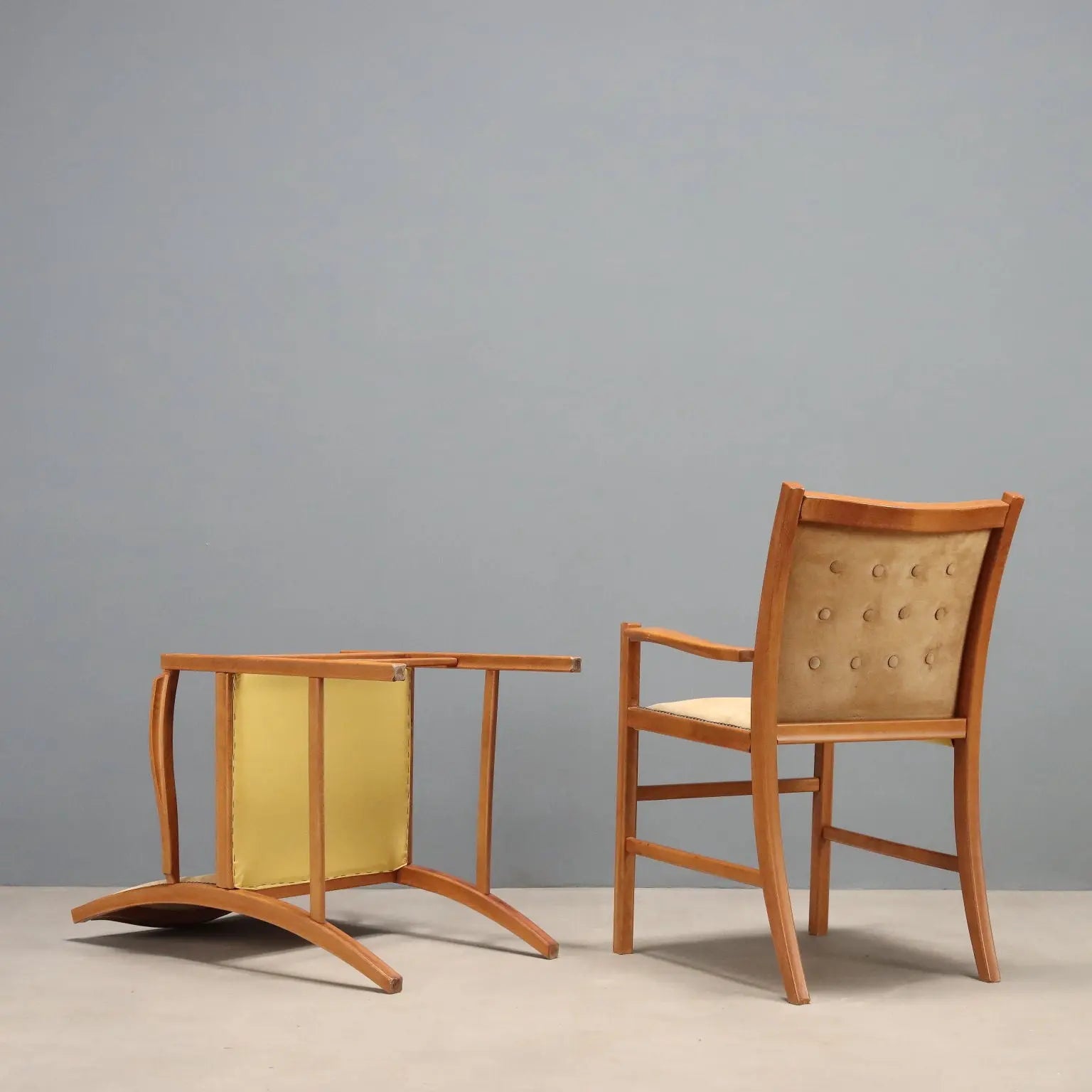 Frigerio Reginella Chairs Vintage Design Luciano Frigerio 1970s