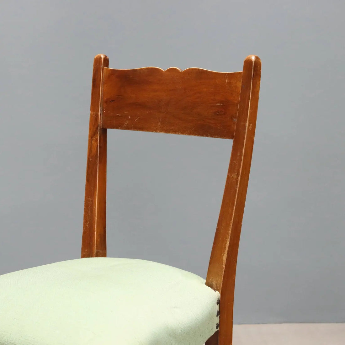 Vintage Chairs Painted Beech Fabric Design Italy 1940s-50s