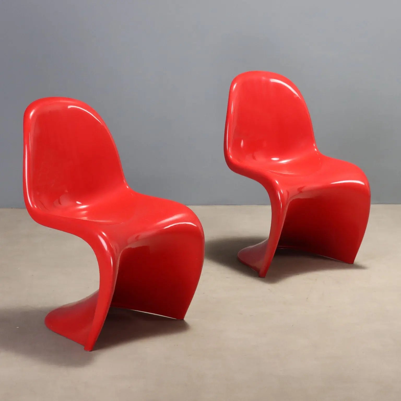 Vintage Chais Vitra Panton Chair Design Verner Panton 1970s