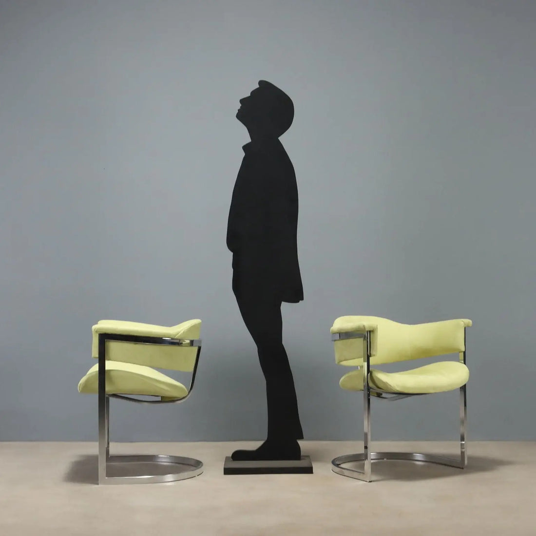 Vintage Saporiti Chairs Design Vittorio Introini Fabric 1970s