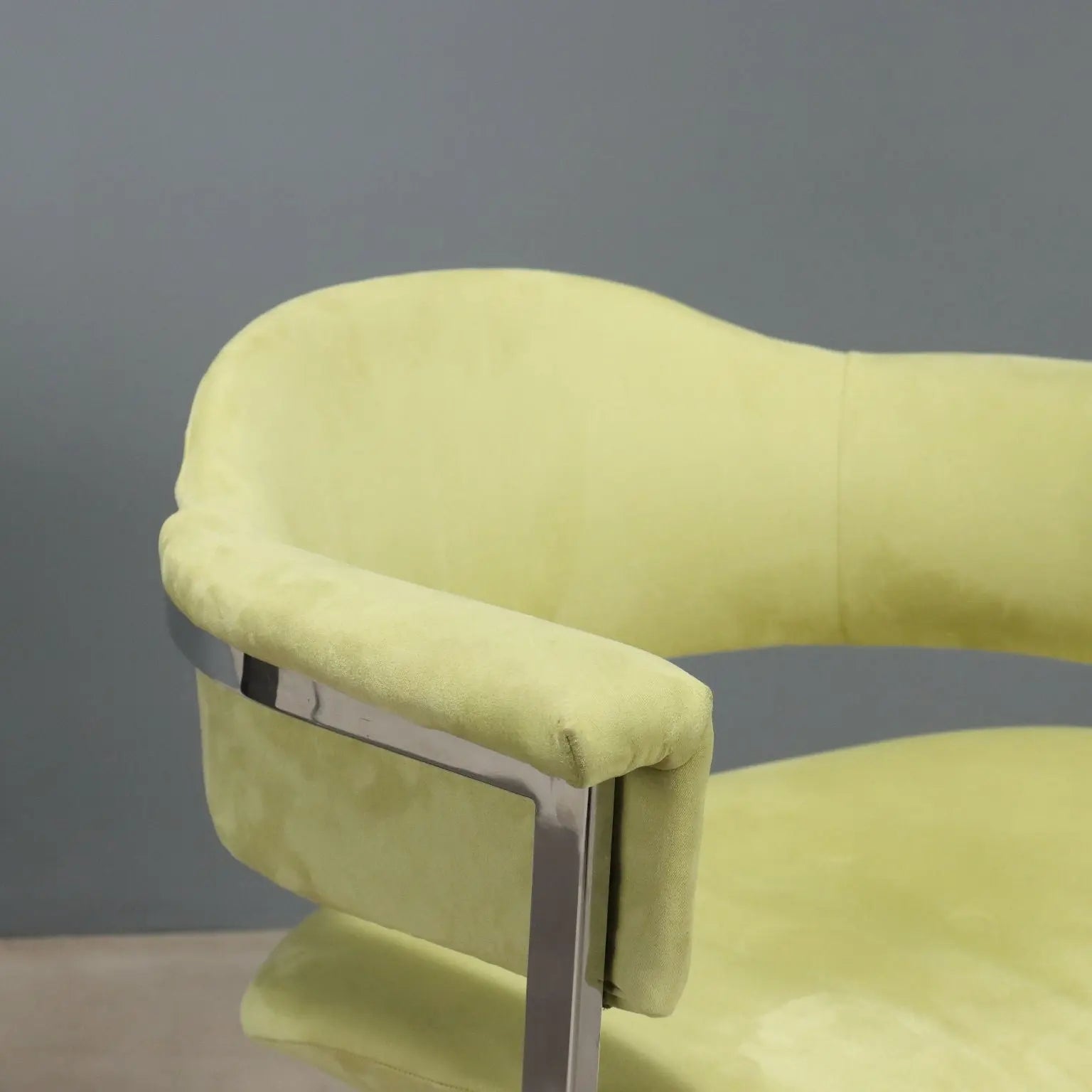 Vintage Saporiti Chairs Design Vittorio Introini Fabric 1970s
