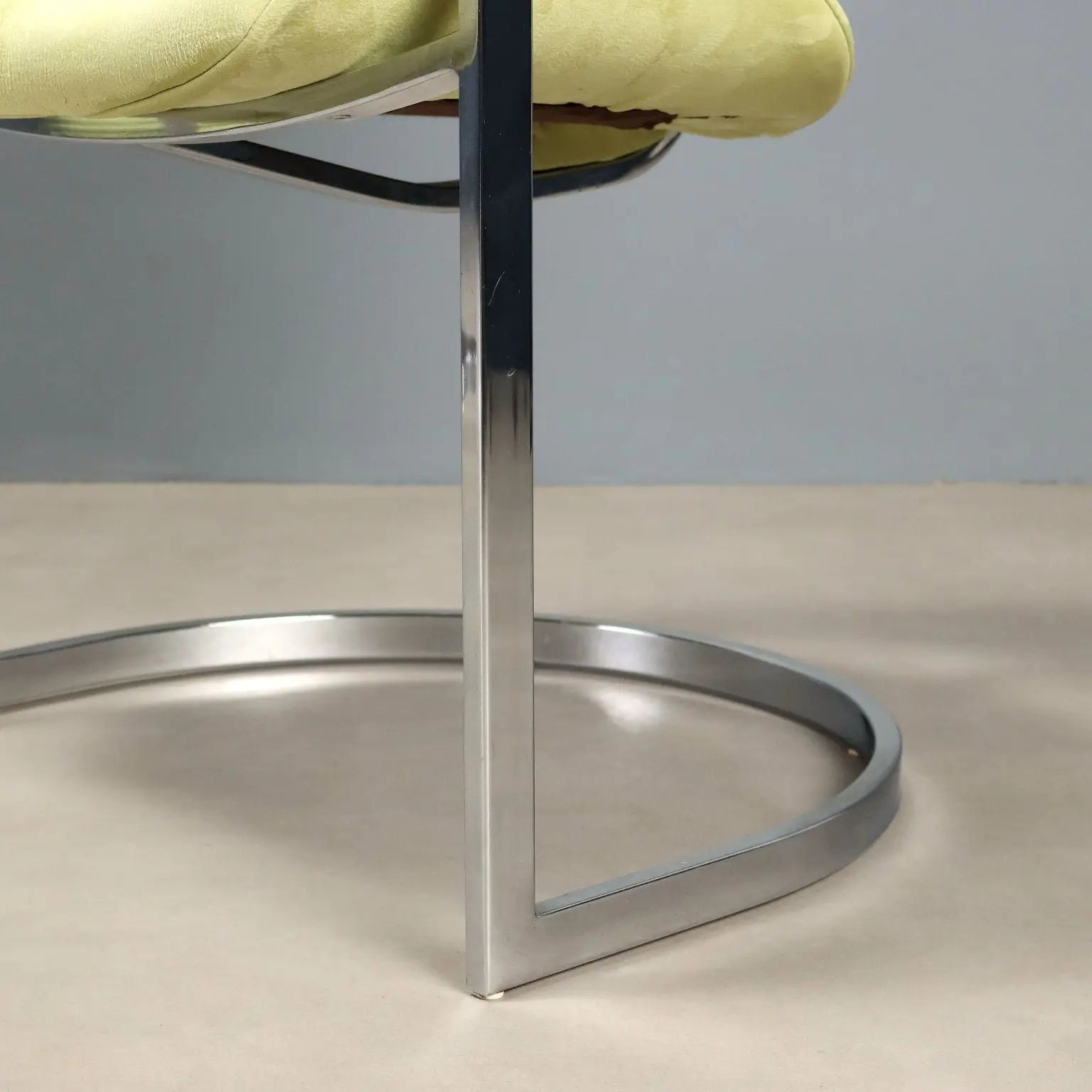 Vintage Saporiti Chairs Design Vittorio Introini Fabric 1970s