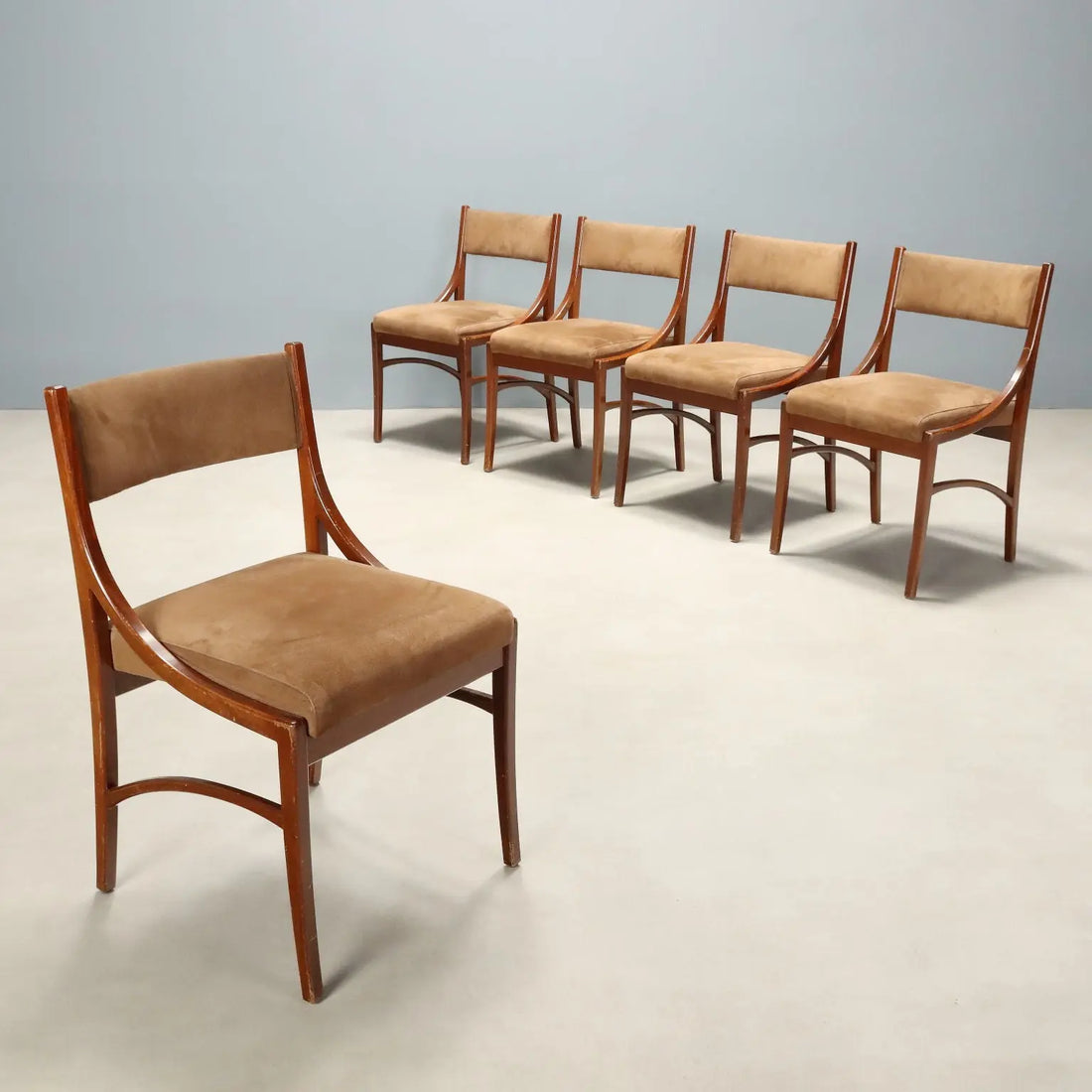 Vintage Chairs Painted Beech Design Italy 1960s