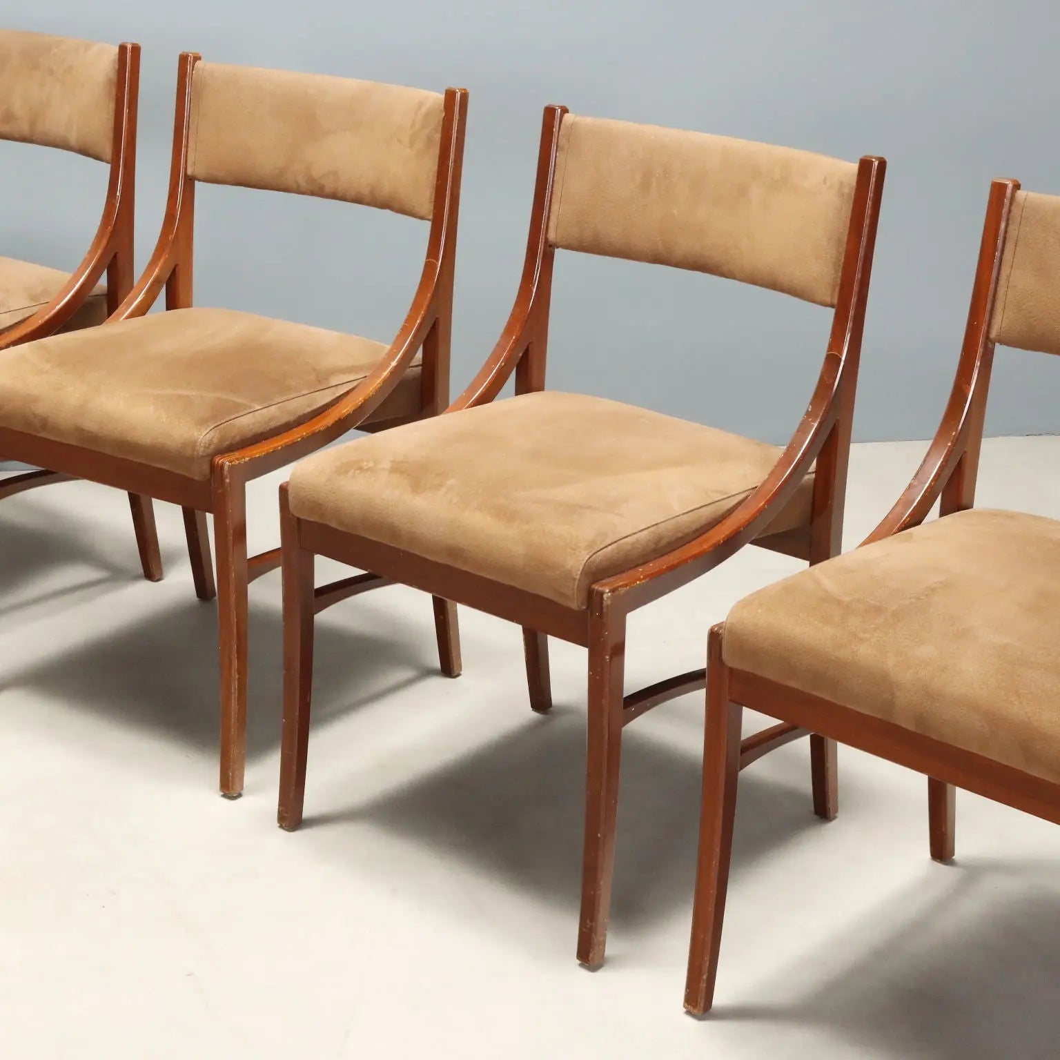 Vintage Chairs Painted Beech Design Italy 1960s
