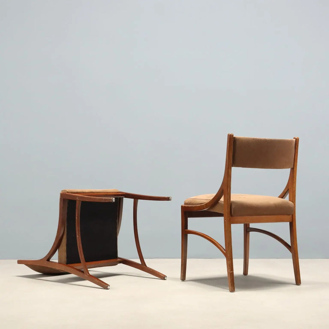 Vintage Chairs Painted Beech Design Italy 1960s
