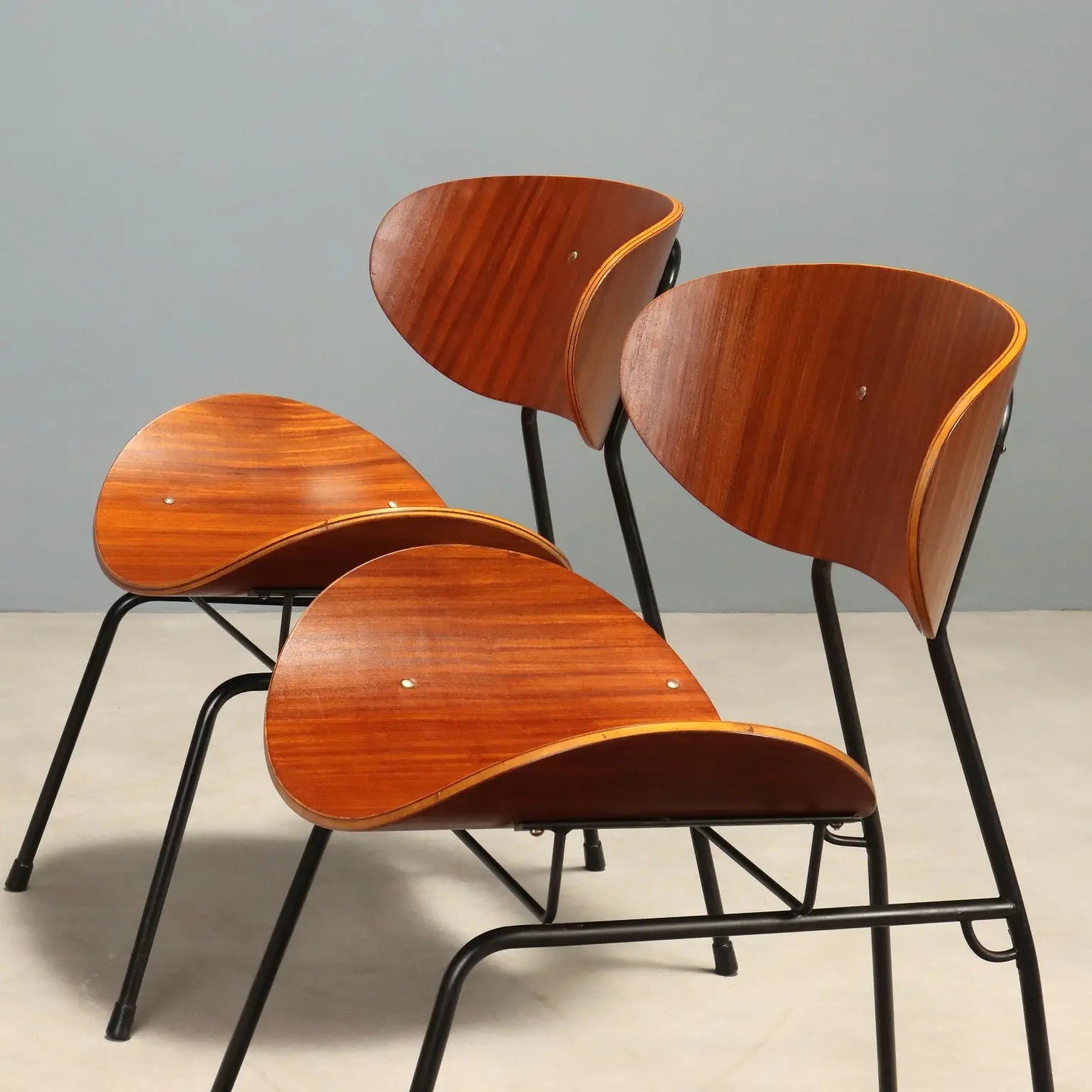 Vintage Armchairs T. Silvana Comfort Design Carlo Ratti 1950s