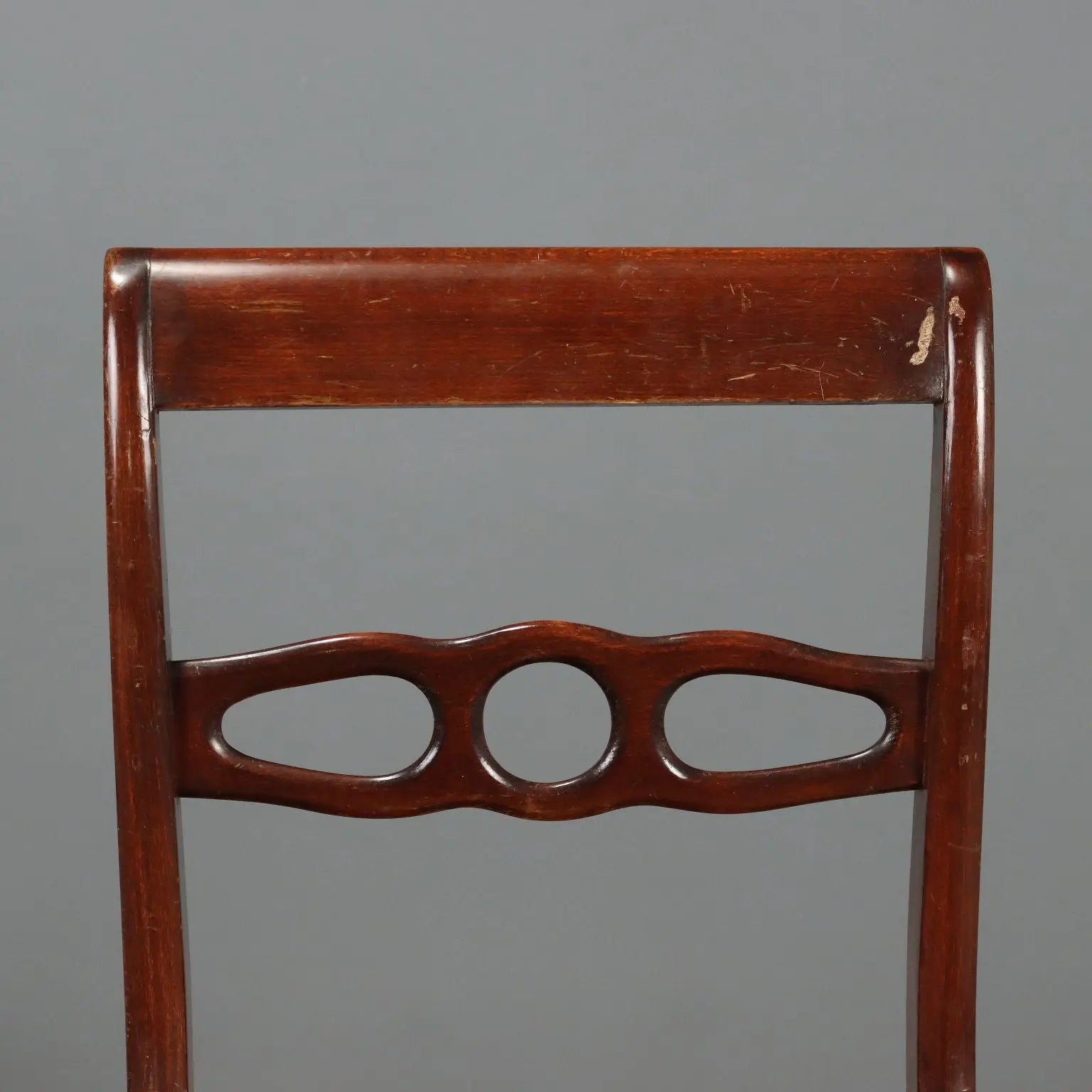 Classic '50s-'60s Chairs with Decorative Motif
