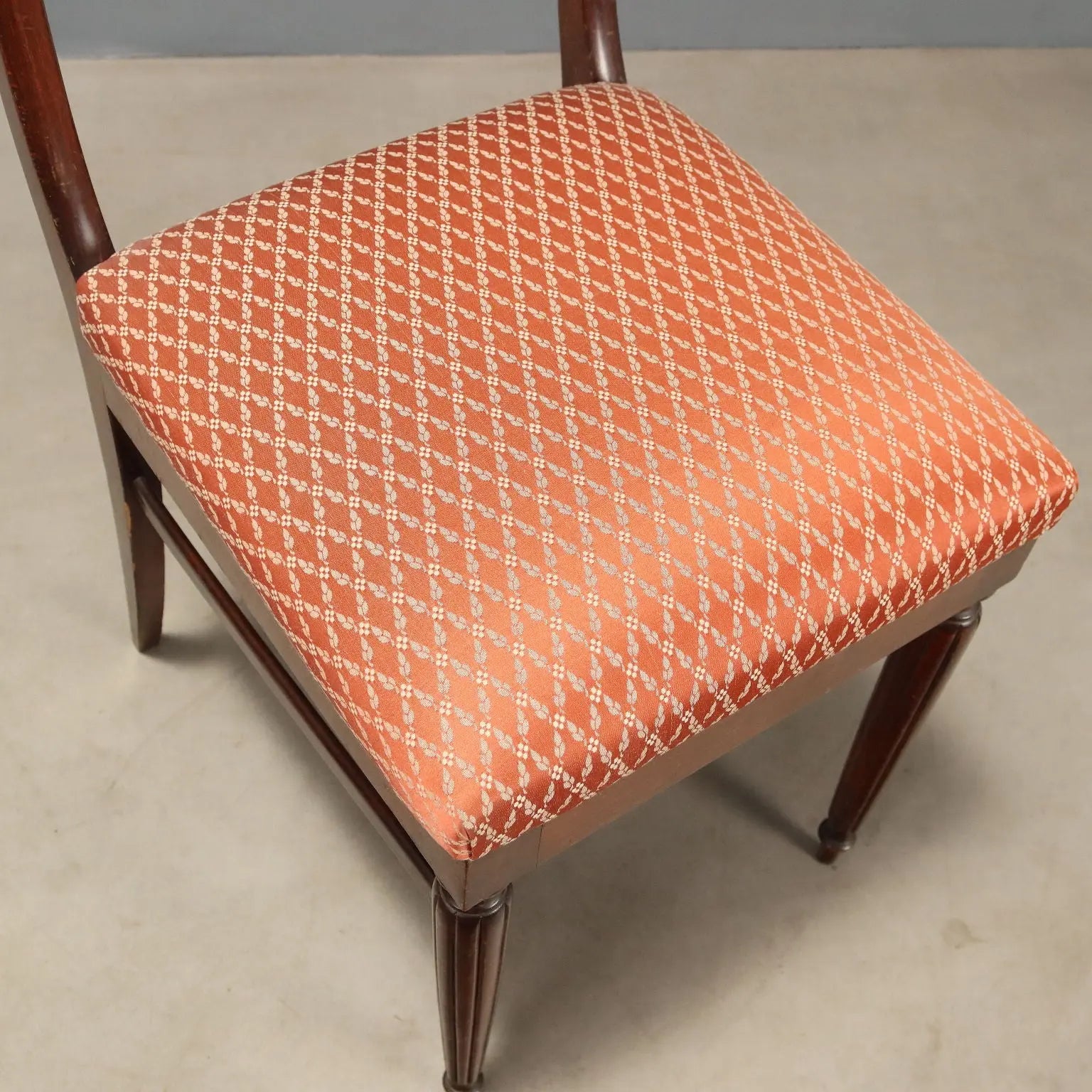 Classic '50s-'60s Chairs with Decorative Motif