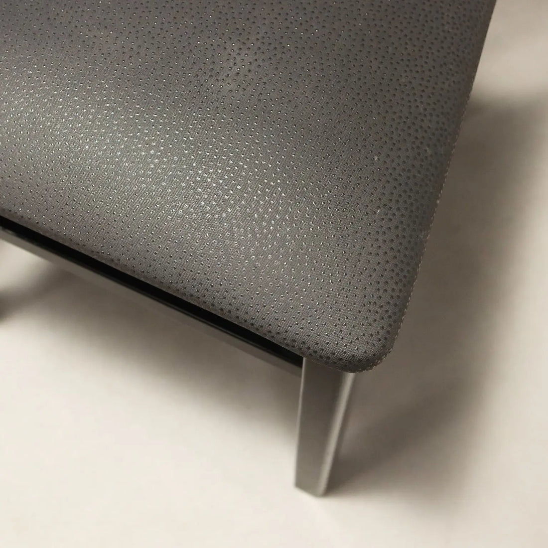 1980s Lacquered Wood and Faux Leather Chairs