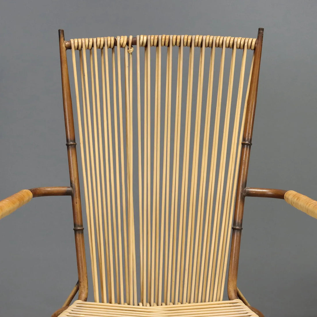 1960s Metal and Cord Chairs