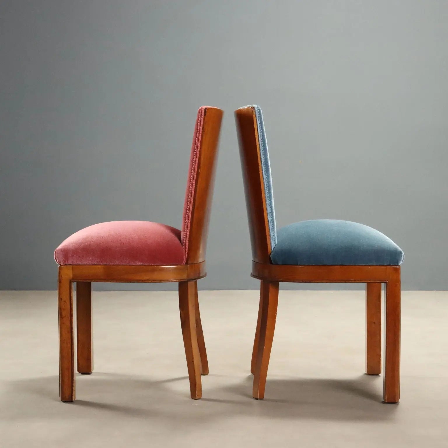 1950s Beech and Walnut Chairs