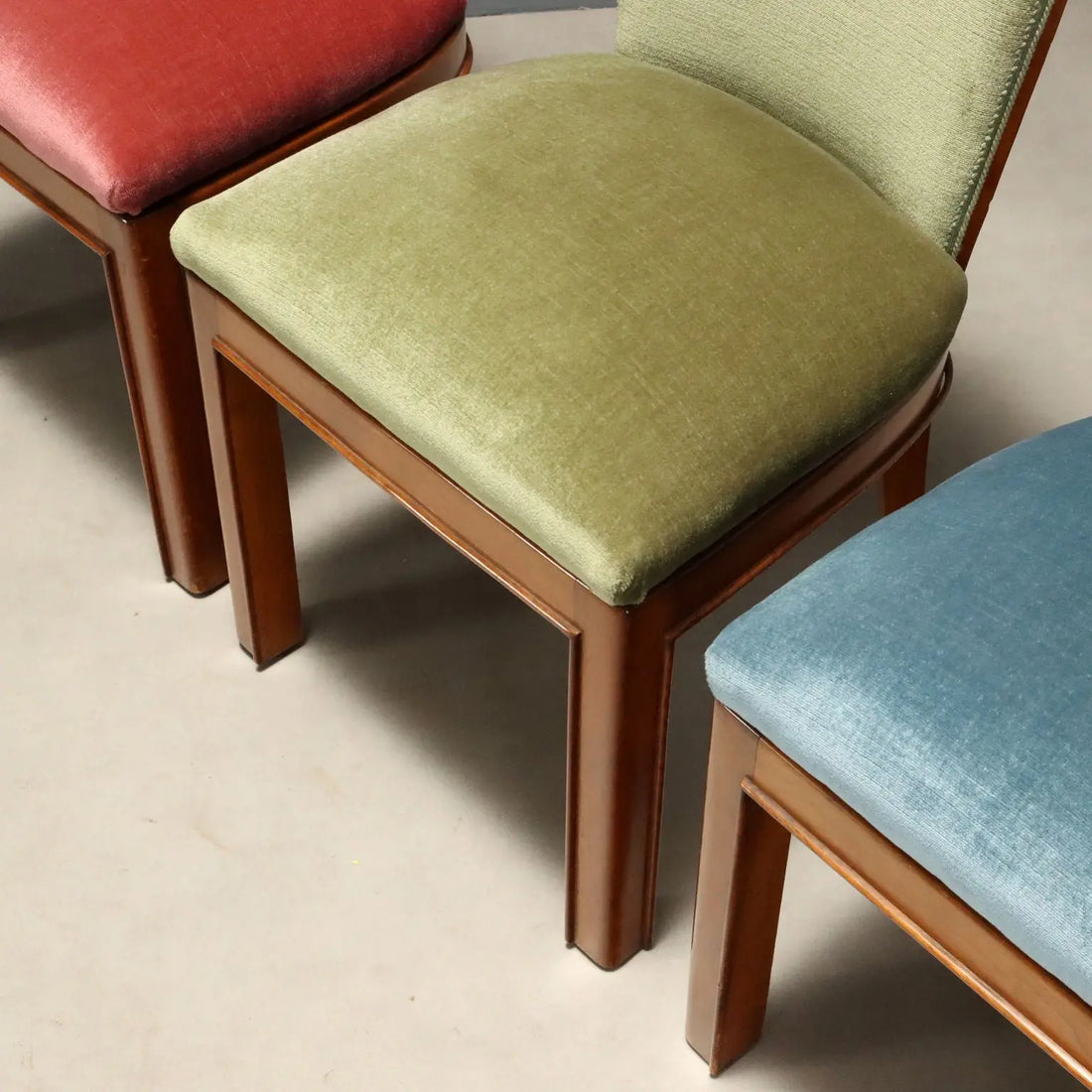 1950s Beech and Walnut Chairs