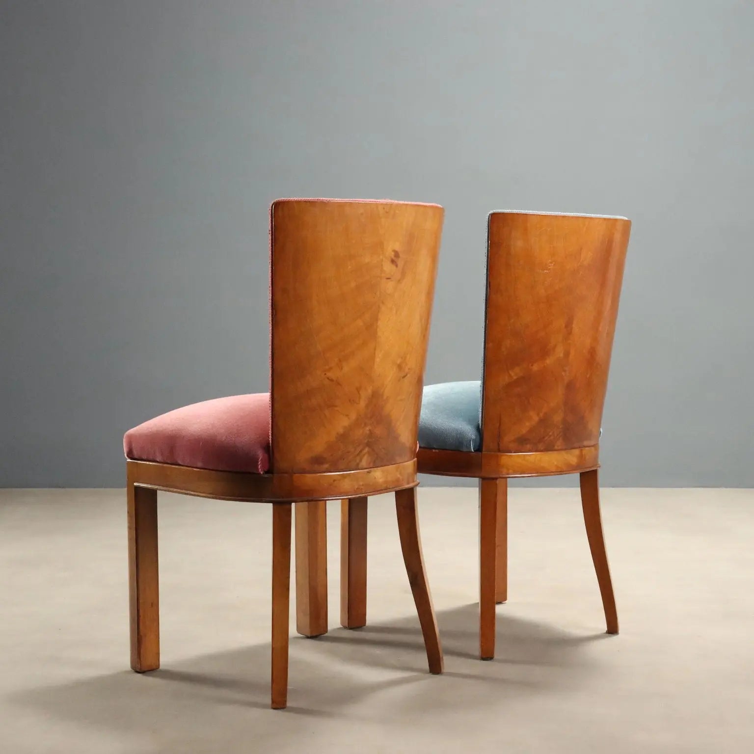 1950s Beech and Walnut Chairs