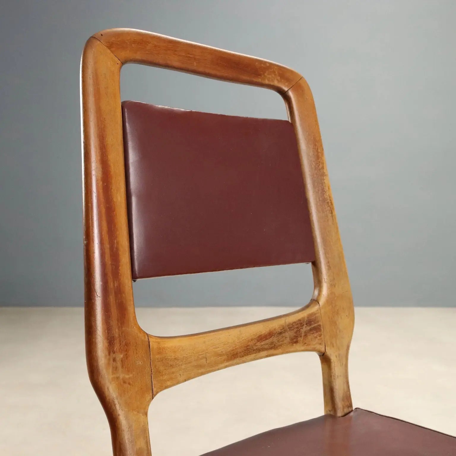 1950s Beech Wood Chairs, Set of 6