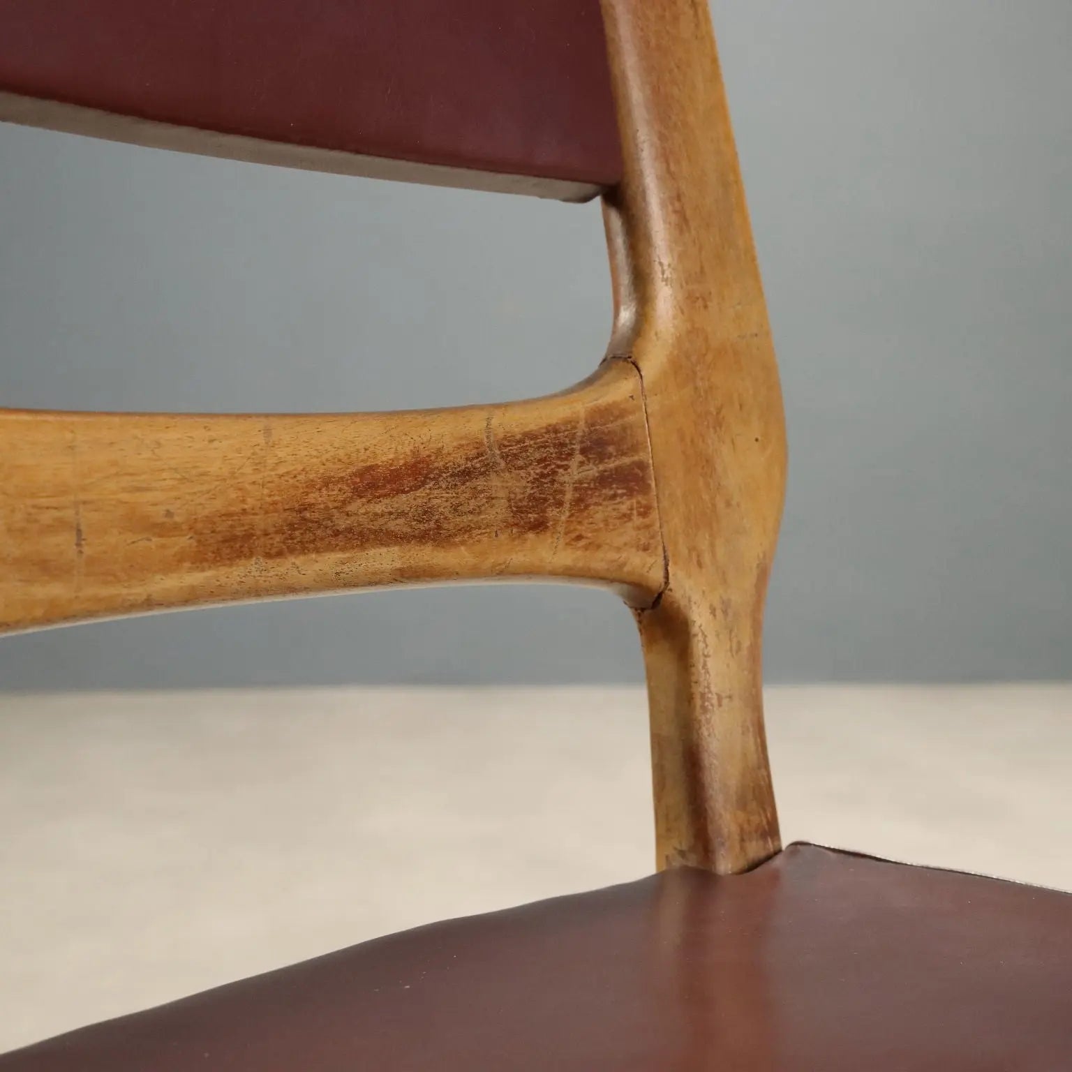 1950s Beech Wood Chairs, Set of 6