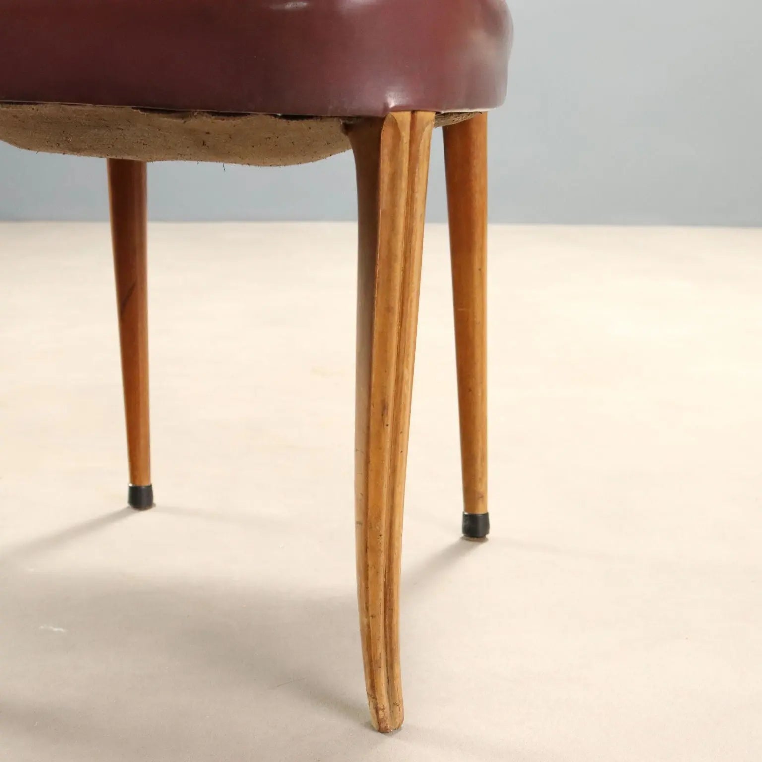 1950s Beech Wood Chairs, Set of 6