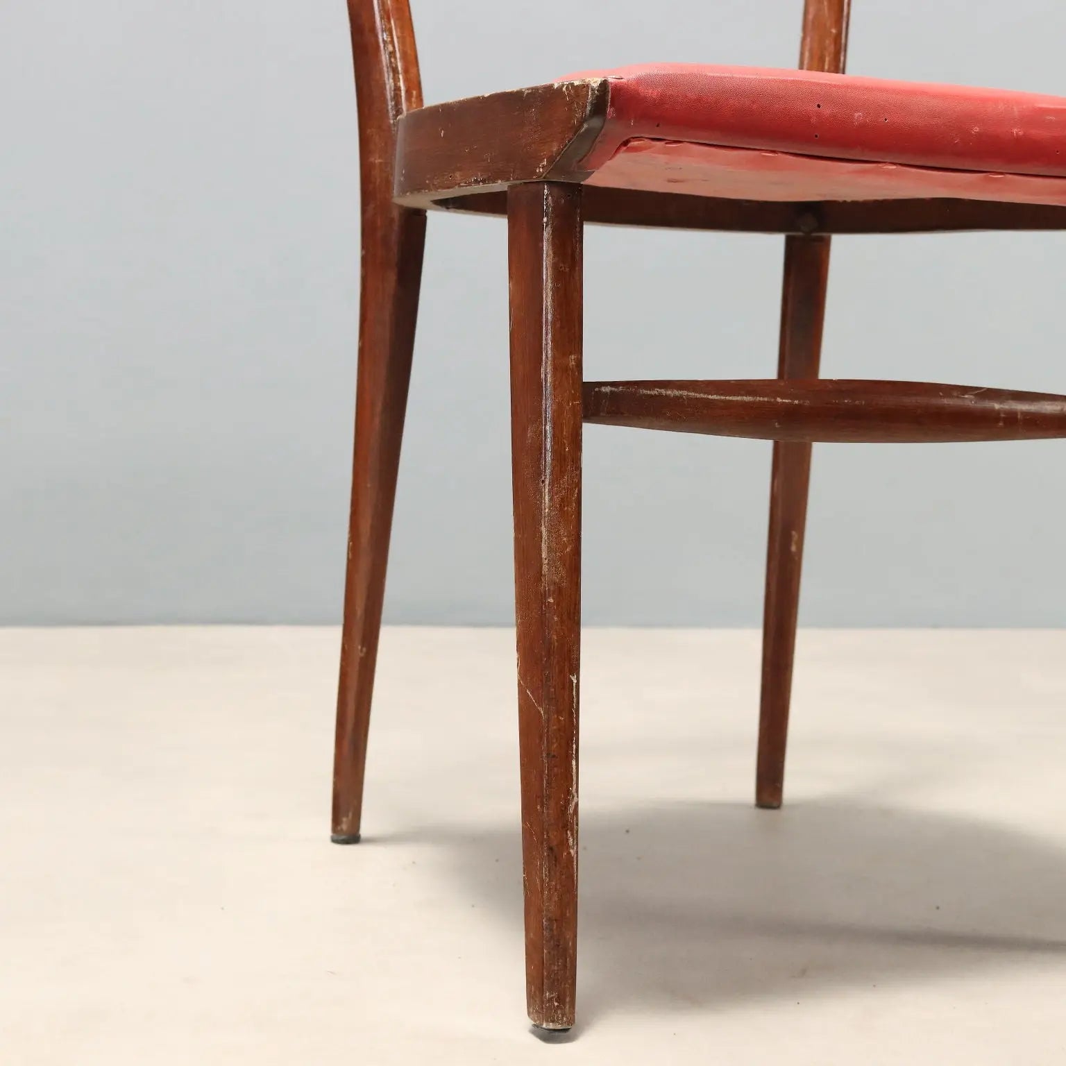 Vintage 1950s-60s Beech Chairs - Set of 4