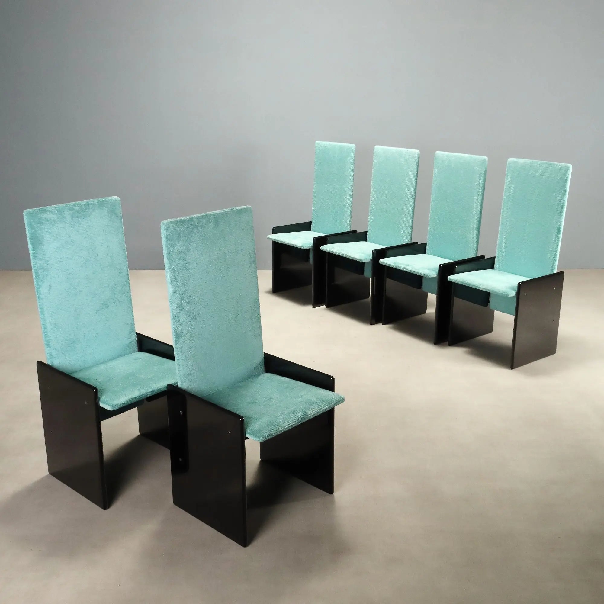 Vintage Chairs Simon Kazuki Design Kazuhude Takahama Italy 1970s