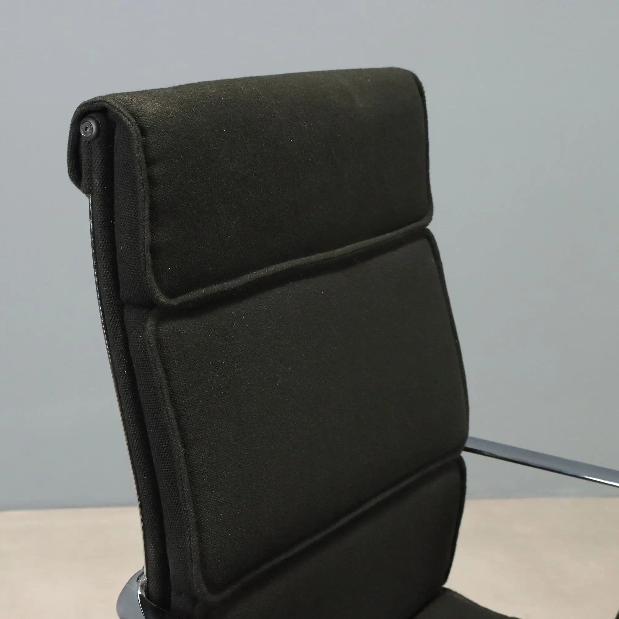 Vintage ICF Office Chair Design Eames Aluminium Italy 1970s