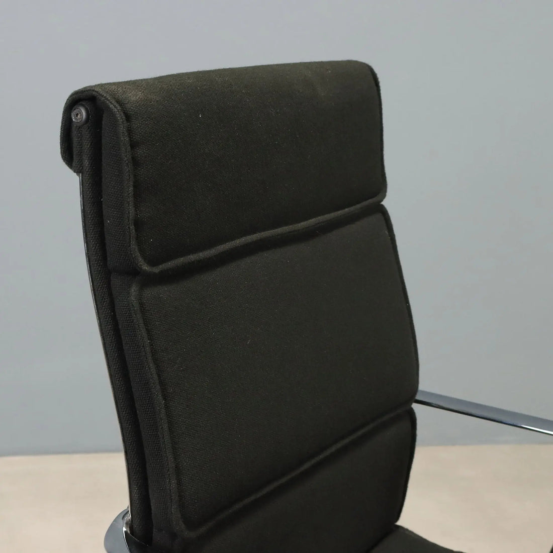 Vintage ICF Office Chair Design Eames Aluminium Italy 1970s
