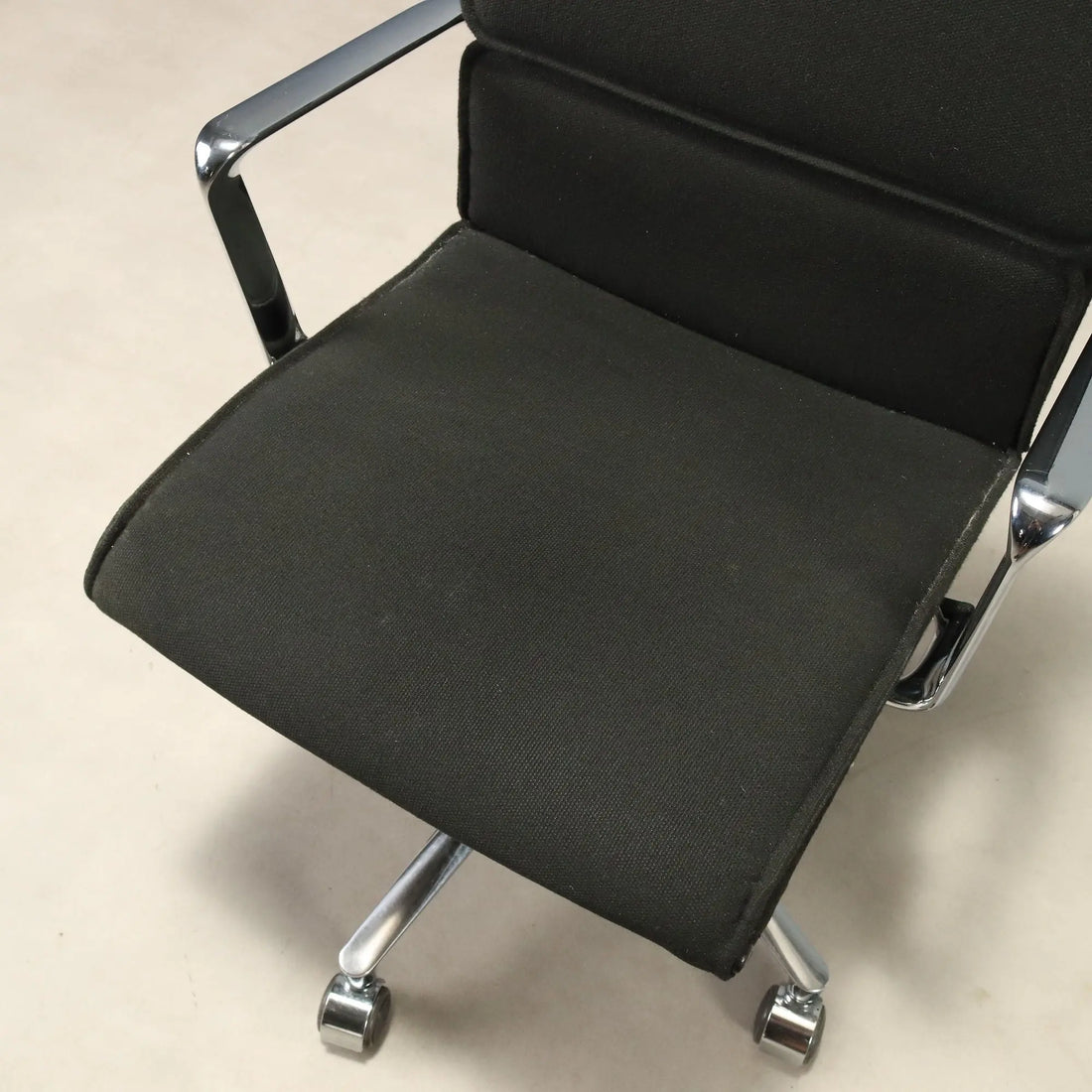 Vintage ICF Office Chair Design Eames Aluminium Italy 1970s