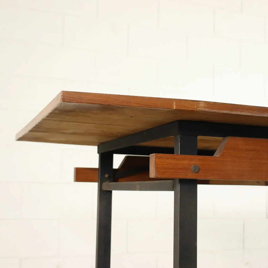 1960s Table in Formica and Mahogany
