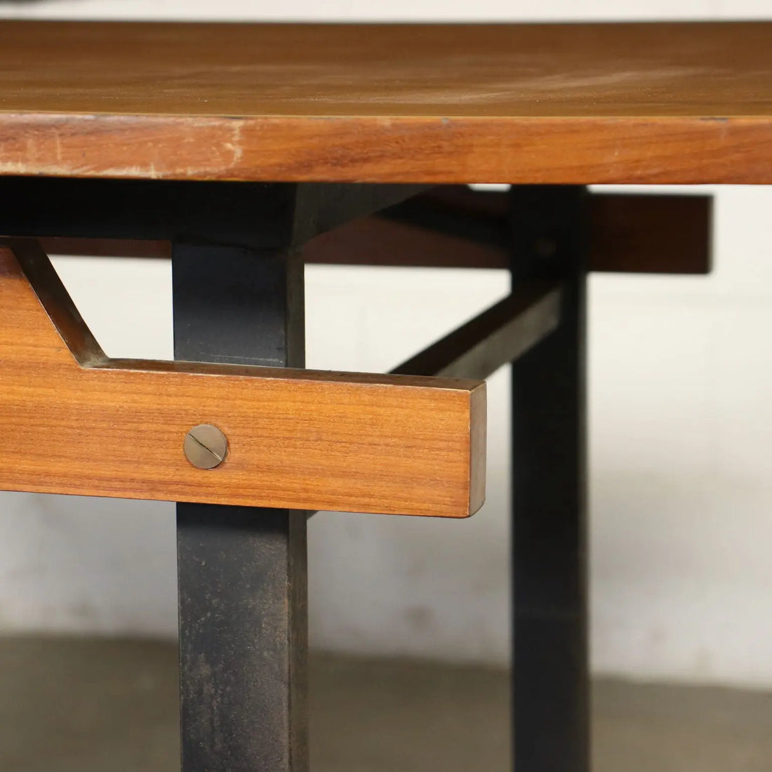 1960s Table in Formica and Mahogany