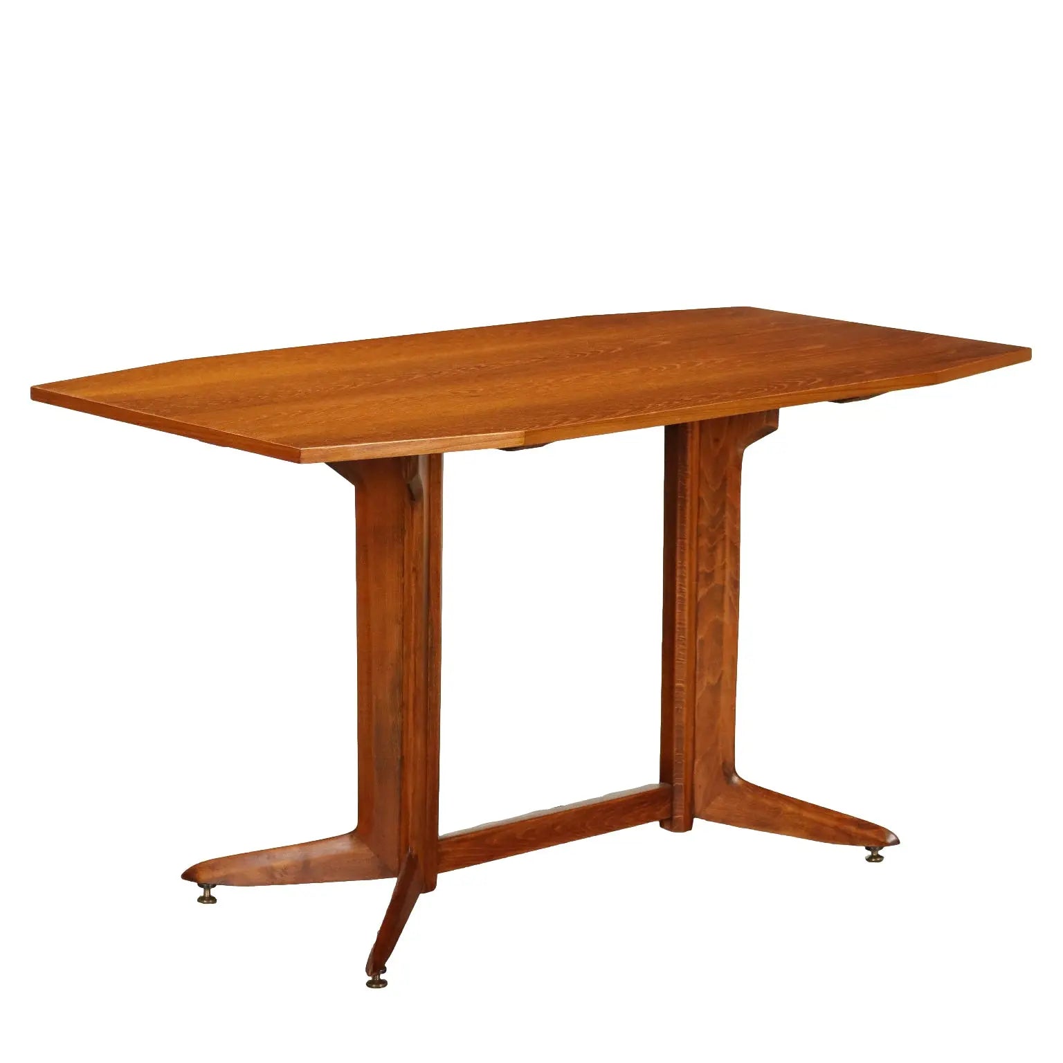 Vintage 1960s Table Teak Beech Restored Italy | Modernism | Tables